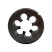 Плашка UNC 1-1/8" 7 нитей TORNERI Т025546