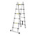 Ladder-stepladder telescopic MI 2.8m / 5.6m 9 steps