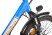 Gelbert Dors 2 PRO electric bike, blue