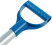 Snow shovel Pro polycarbonate, aluminum handle, small 410x350x1300 mm
