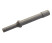 Chisel for pneumatic hammer L=127mm round with protrusion d=15mm JTC