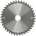 Circular saw blade for wood 190 x 30 x 40T + 2 rings: 30/20 and 20/16 mm