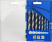 Набор сверл по дереву ПРАКТИКА "Профи", 8 шт, 3,4,5,6,7,8,9,10 мм, ПРО кассета (640-360)