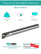 S40V TWLNR 08 internal turning boring tool right, 40 mm / plate WNMG 0804**