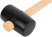 Rubber mallet, wooden handle 50 mm ( 300 gr )