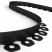 Plastic Mango garden board Geoplastboard, height 38 mm, 10 meters +30 stakes, black