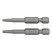 2 x Bits for Robertson RO2 Screws 50 mm 1/4