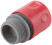 Plastic connector, 3/4" external thread