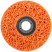 Круг зачистной полимерный для УШМ 125 х 22,2 мм, Cutop Special, оранжевый