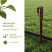 Drip irrigation pegs 40 pieces for tube d 16mm brown