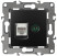 Розетка ЭРА Серия 12 12-3110-05 комбинированная RJ45+TV IP20 антрацит