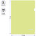 Berlingo "Starlight" folder corner, A4, 180 microns, transparent light green, individual