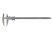 Vernier caliper SHT - 2 - 1000 0,1 with carbide sponge CHEESE