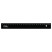 Ruler 25cm STAMM, plastic, opaque, black
