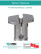 Фреза корпусная T-образная D63 мм, 2 зуба TF DKT D63 W25 Z2 L120 K5C / пластина MGMN500