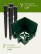 External connecting corners for curbs Geoplastboard 78 mm green
