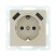 Socket with z/k + 2xUSB connector, 2A (beige) LK60