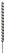 Винтовое сверло по древесине, шестигранный хвостовик 32 x 470 x 600 mm, d 11,1 mm