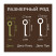 Border ribbon garden DECO Geoplastboard 10 meters color brown