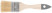 Flute brush "Light", natural light bristles, wooden handle 1.5" (38 mm)