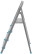 Steel ladder, 4 steps, weight 4.5 kg