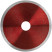 Diamond solid cutting disc, thin (wet cutting), for tiles and porcelain stoneware, 125x1.1x6.0x22.2 mm