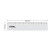Ruler 15cm STAMM, plastic, with wavy edge, opaque, white