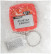 Tape measure keychain, plastic case 2 m x 6 mm