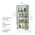 Greenhouse greenhouse on the windowsill Geoplastboard 46x24x100 cm 4 shelves color green