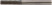 Шарошка карбидная Профи, штифт 3 мм (мини), цилиндрическая
