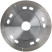 Diamond cutting disc thin Profi (dry and wet cutting), for tiles and porcelain stoneware, 125x1.1x8.0x22.2 mm