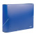 Folder-box with Berlingo A4 elastic band, 50 mm, 700 microns, blue