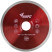 Diamond solid cutting disc, thin (wet cutting), for tiles and porcelain stoneware, 125x1.1x6.0x22.2 mm