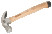 Молоток-гвоздодер с деревянной рукояткой 570 г, 365 мм