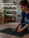 Dirt-resistant door mat with through holes 1000x1500x22 mm Black