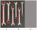 Fit&Go Набор комбинированных ключей с храповиком в ложементе 19 - 30 мм, 6 шт