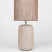 7039-501 Rivoli Ramona 7039-501 Table Lamp 1* E14 40W ceramic brown with lampshade