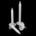 Disc dowel mushroom 100 mm with lid and nail for concrete and brick IN100-62 (100 pcs/pack) FEDAST