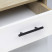 Metal handle 96/146 steel matt black AKS