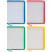 Berlingo zip folder, A4, 500 microns, transparent, assorted