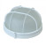 Lamp ERA NBP 03-60-002 Aquatermo aluminum/glass grille IP54 E27 max 60W D176 circle white