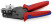 Стриппер прециз. с фасонными ножами, в т.ч. для ПТФЭ,Radox®, Kapton®, зачистка: 2.5, 4, 6, 10 мм² (AWG 13 - 7), L-195 мм, 2-к ручки