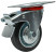 Swivel wheel bearing with brake RAD AB 75
