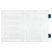 Папка для документов СТАММ А4, 230*305*23мм, пластик., прозрачная, синие защелки