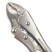 Locking pliers with curved clips 180mm CR-V prof WP231058 WORKPRO