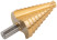 HSS step drill for metal, 10 steps, 9-36 mm