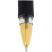 Ручка шариковая Crown "Gold Ball" черная, 0,5мм, грип