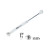 Overhead gas lift 80N white AKS PLUS