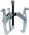 Three-gripper pullers
