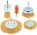 Abrasive brush sets
